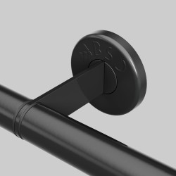 90° corner grab bars, powder-coated steel – left and right | BSD
