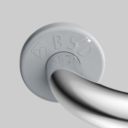 Horizontal corner grab bar, stainless steel Ø32 mm – STANDARD | BSD